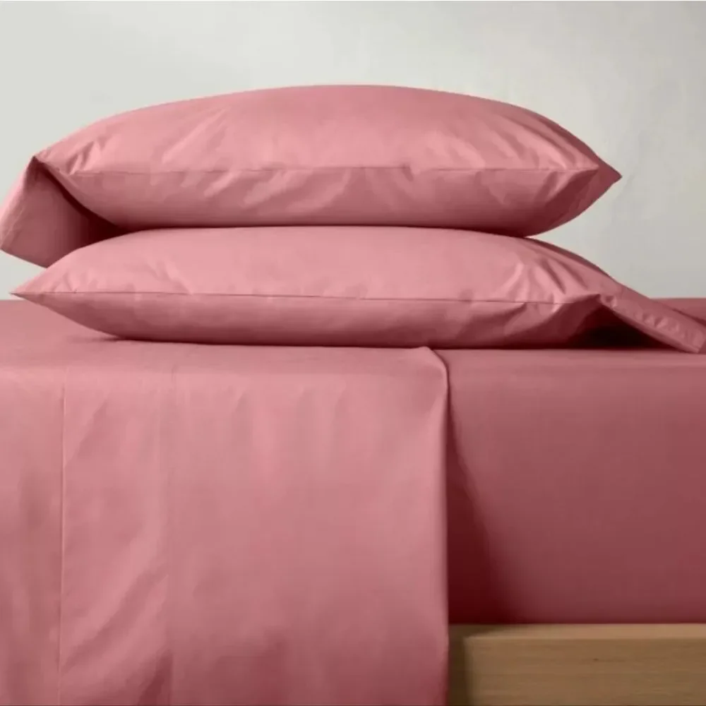 250 TC Supima Percale Sheet Set - Casaluna -Rose